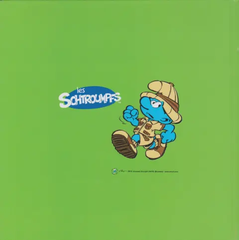 Verso de l'album Les schtroumpfs - À la découverte des métiers ! 21 Le Schtroumpf Explorateur
