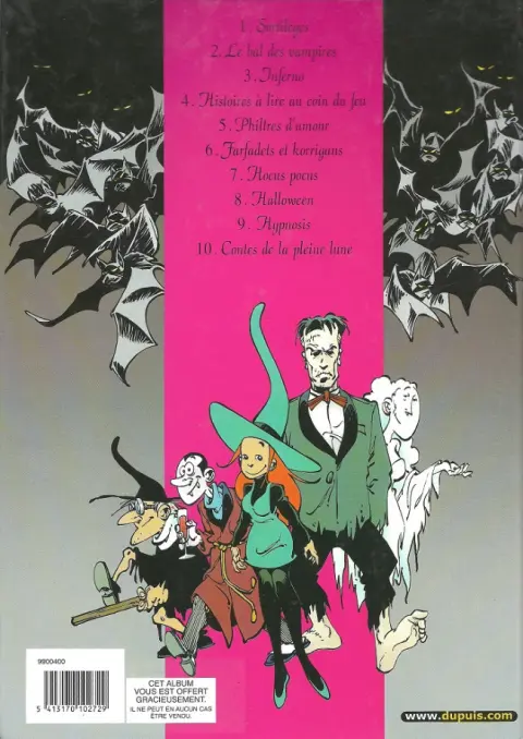 Verso de l'album Mélusine Tome 5 Philtres d'amour
