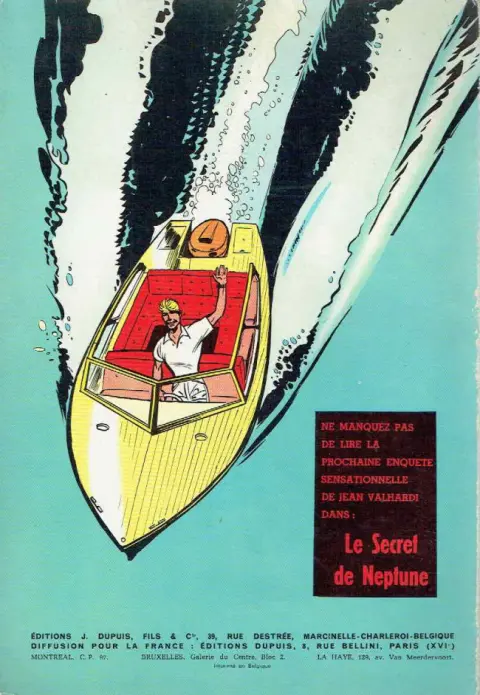 Verso de l'album Valhardi Tome 9 Le Mauvais Œil