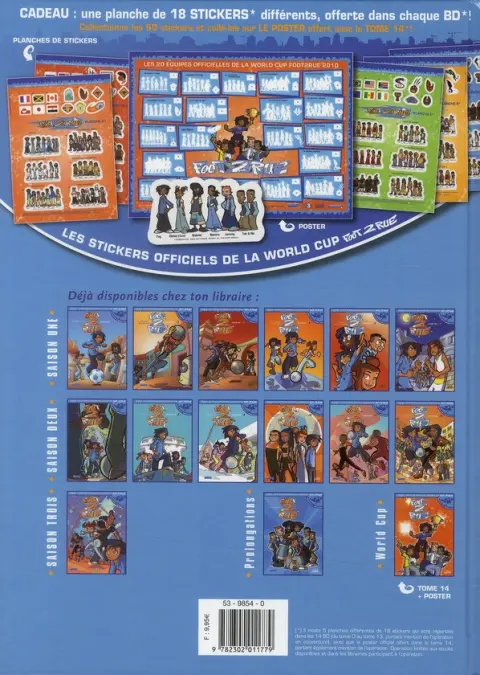 Verso de l'album Foot 2 rue Tome 10 Les diables noirs