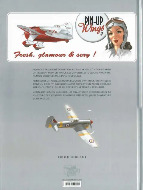 Verso de l'album Pin-Up Wings 2