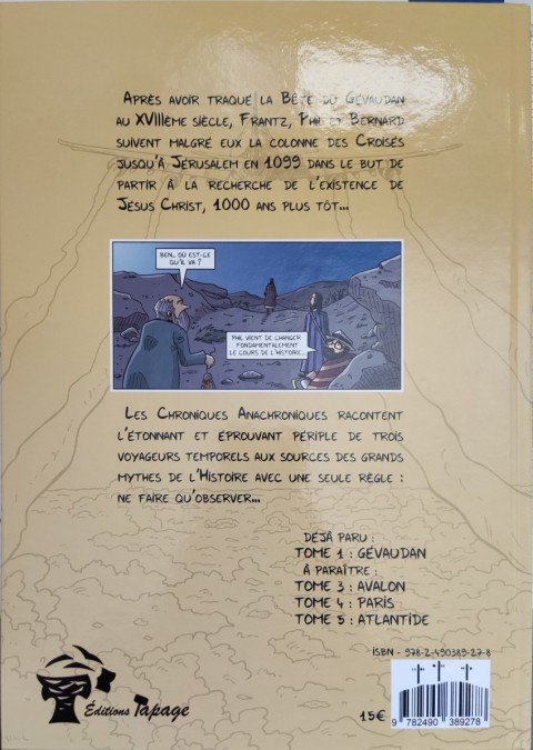 Verso de l'album Chroniques anachroniques(Les) Tome 2 Jérusalem