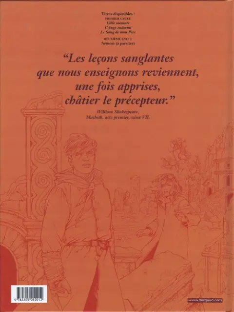Verso de l'album La Croix de Cazenac Tome 3 Le sang de mon père