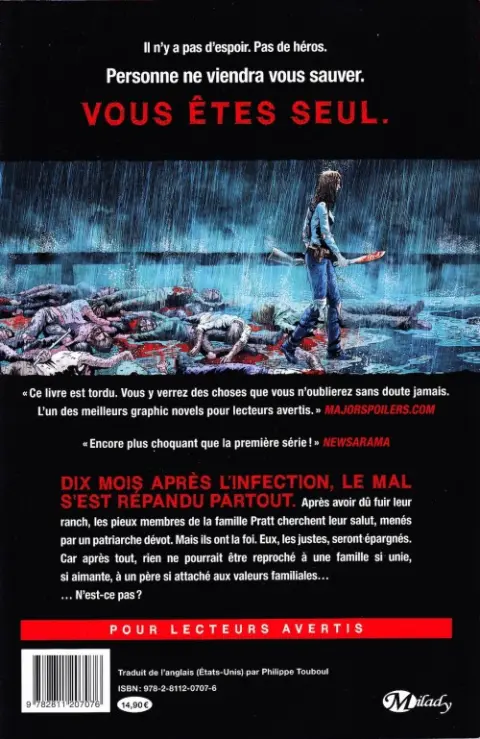 Verso de l'album Crossed 3 Valeurs familiales