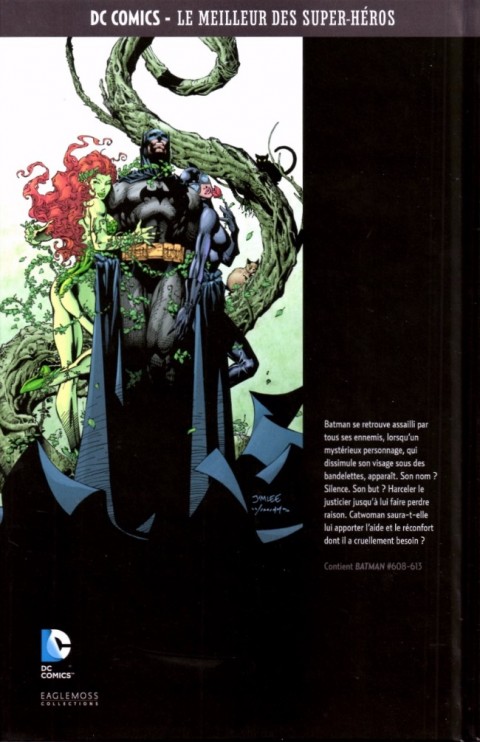 Verso de l'album DC Comics - Le Meilleur des Super-Héros Volume 1 Batman - Silence - 1re partie
