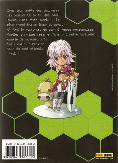 Verso de l'album .hack // Le Bracelet du crépuscule 1