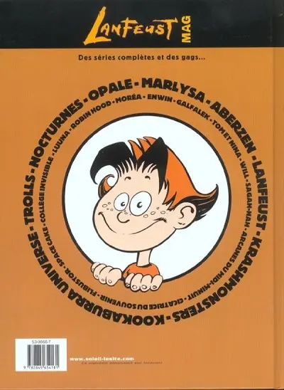 Verso de l'album Lanfeust mag L'album 8
