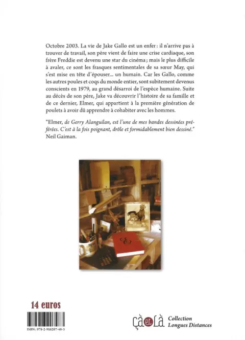 Verso de l'album Elmer