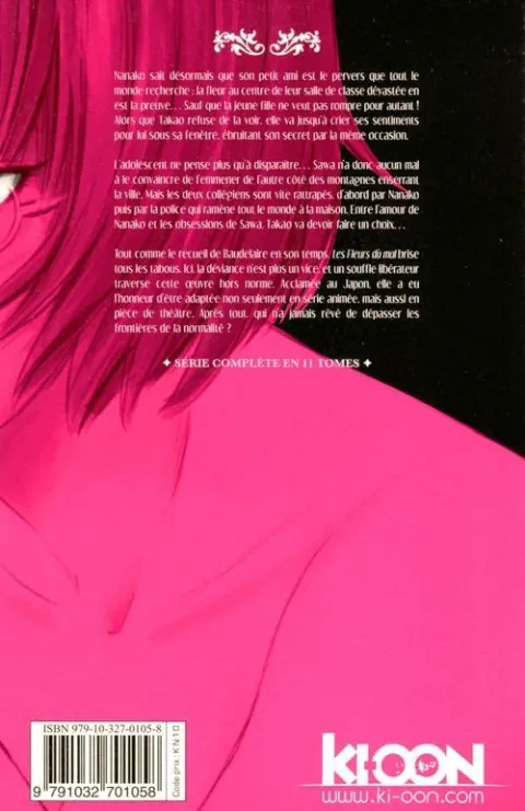 Verso de l'album Les Fleurs du Mal 4