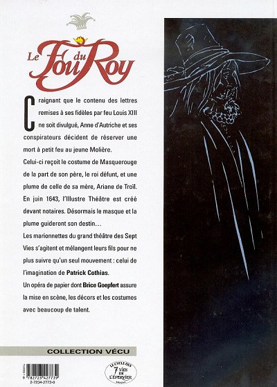 Verso de l'album Le Fou du Roy Tome 7 Le secret de polichinelle