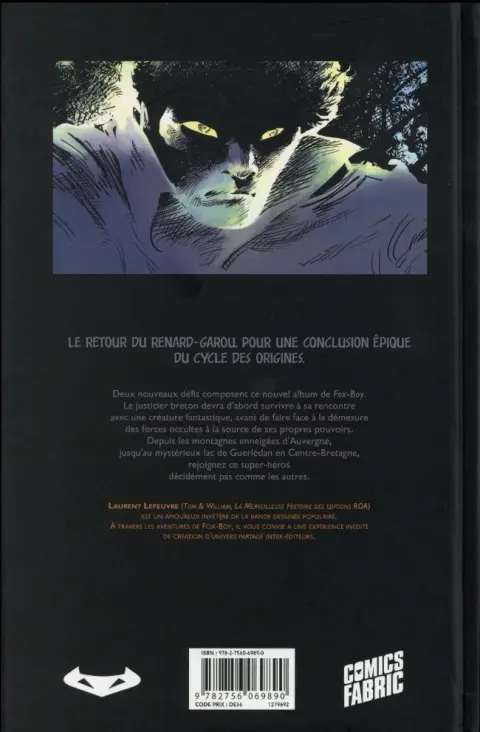 Verso de l'album Fox-Boy Tome 2 Angle mort