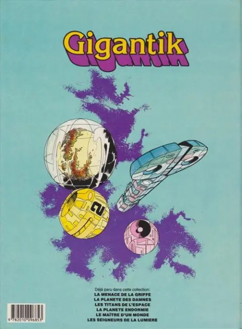 Verso de l'album Gigantik Tome 6 Les seigneurs de la lumière