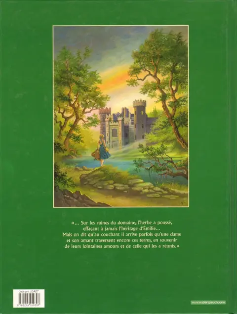 Verso de l'album L'Héritage d'Émilie Tome 5 L'Arcane