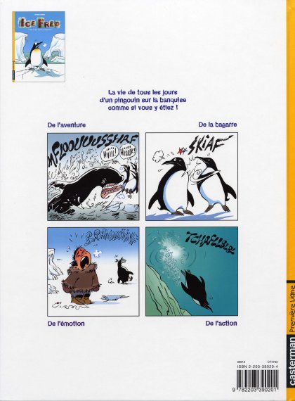 Verso de l'album Ice Fred Tome 1 Sale temps pour les pingouins !
