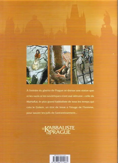 Verso de l'album Le Kabbaliste de Prague Tome 2/2