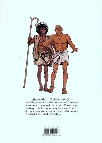 Verso de l'album Kaliclès Tome 1 L'ombre du grand Roi