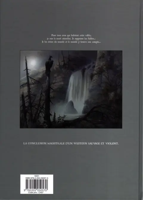 Verso de l'album Kraa Tome 3 La Colère blanche de l'orage