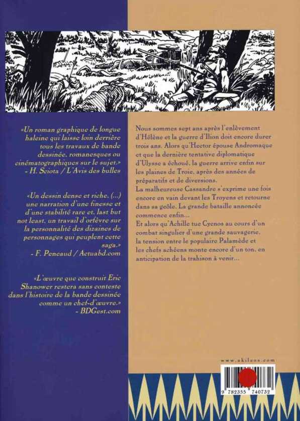 Verso de l'album L'Âge de bronze Tome 3 Trahison - 2e partie
