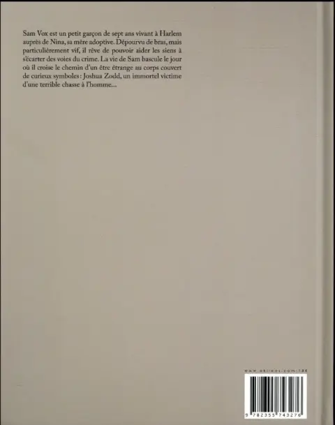 Verso de l'album La Lente marche de l'araignée