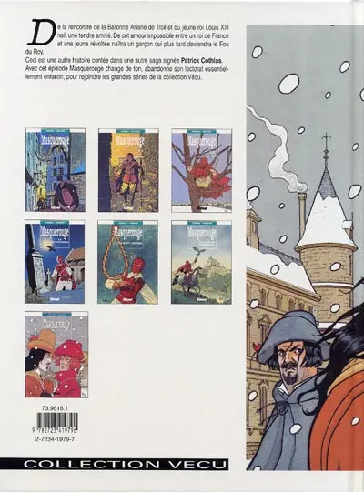 Verso de l'album Masquerouge - Épisode 3 - Marco Venanzi Tome 7 Le bon plaisir