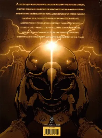 Verso de l'album La Meute de l'enfer Tome 3 Le secret de la Sibylle