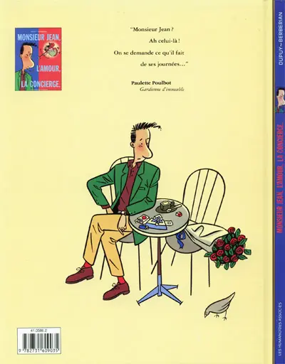 Verso de l'album Monsieur Jean Tome 1 Monsieur Jean, l'amour, la concierge.