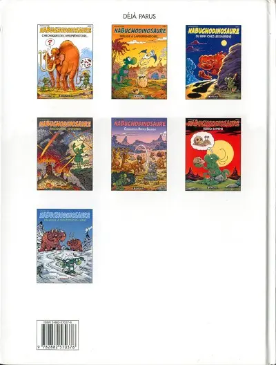 Verso de l'album Nabuchodinosaure Tome 7 Panique à Diplodocus-land