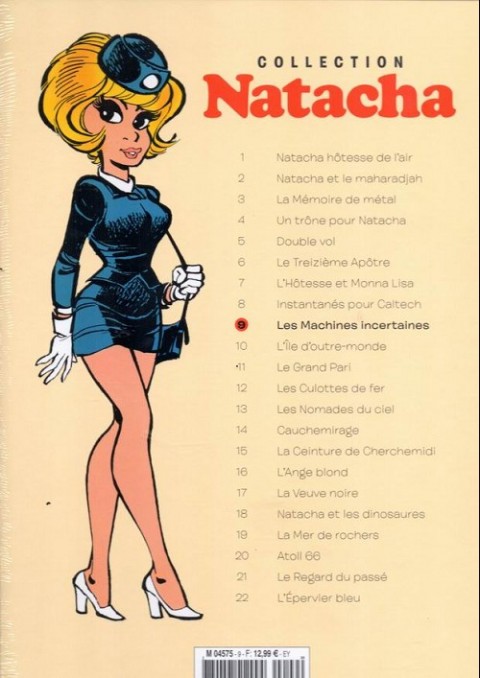 Verso de l'album Natacha - La Collection Tome 9 Les machines incertaines