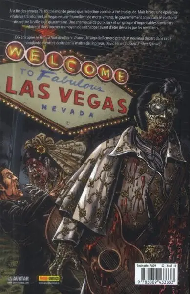 Verso de l'album La Nuit des morts-vivants : Après l'apocalypse Tome 1