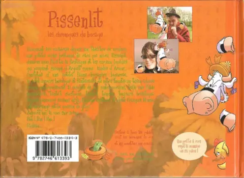 Verso de l'album Pissenlit, les chroniques du bocage Tome 1 Pissenlit sème ses gags !