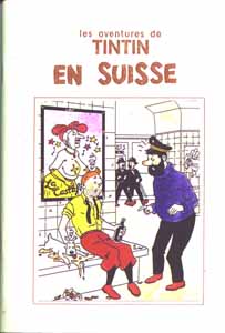 Couverture de l'album Tintin Tintin en Suisse