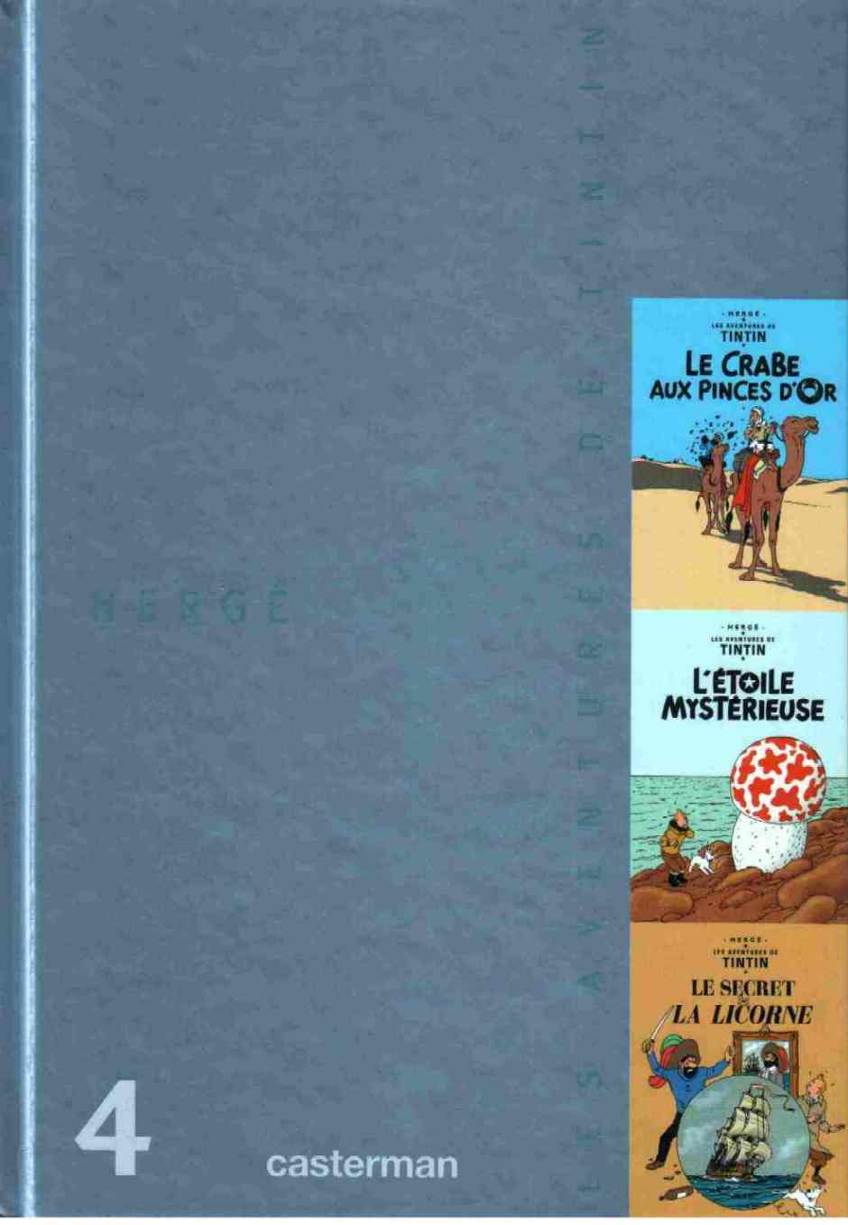 Couverture de l'album Tintin Coffret 75ème anniversaire Volume 4