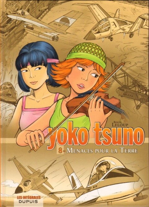 Couverture de l'album Yoko Tsuno Intégrale Tome 8 Menaces pour la terre