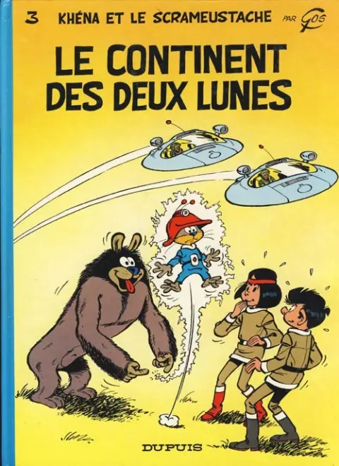 Couverture de l'album Le Scrameustache Tome 3 Le continent des deux lunes