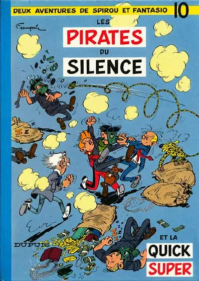 Couverture de l'album Spirou et Fantasio Tome 10 Les pirates du silence
