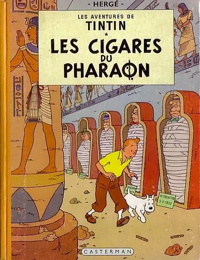 Couverture de l'album Tintin Tome 4 Les cigares du Pharaon