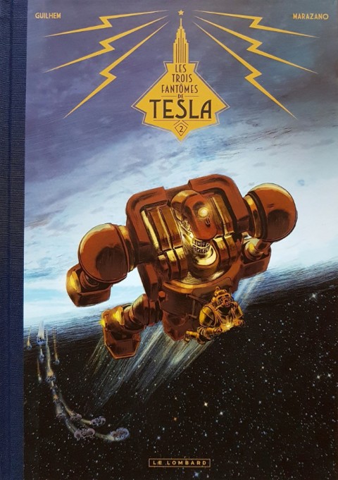 Couverture de l'album Les Trois Fantômes de Tesla Tome 2 La conjuration des humains véritable