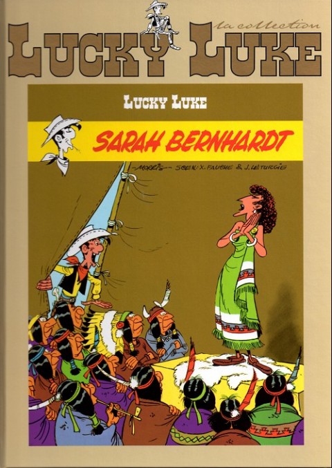 Couverture de l'album Lucky Luke La collection Tome 21 Sarah Bernhardt