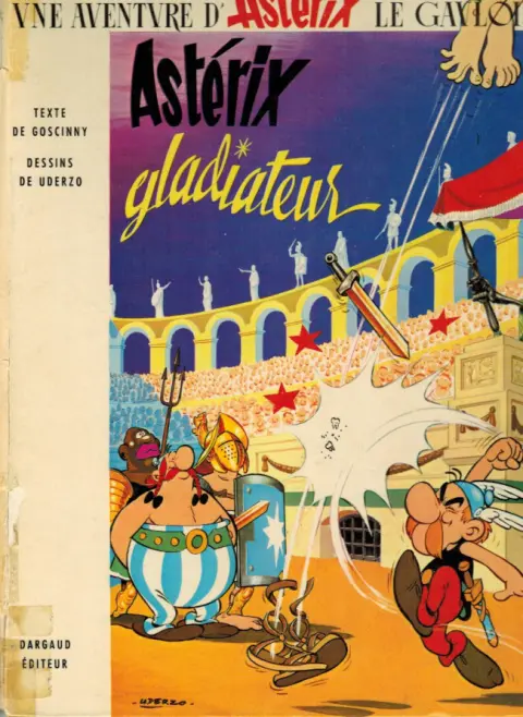 Couverture de l'album Astérix Tome 4 Astérix gladiateur