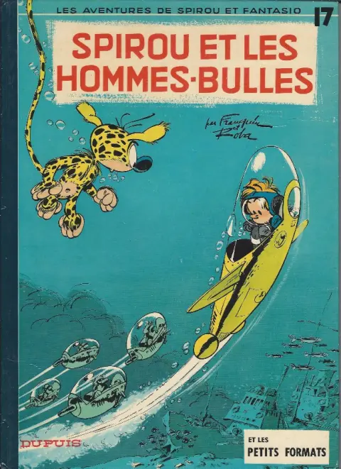 Couverture de l'album Spirou et Fantasio Tome 17 Spirou et les hommes-bulles