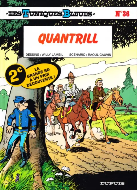 Couverture de l'album Les Tuniques Bleues Tome 36 Quantrill
