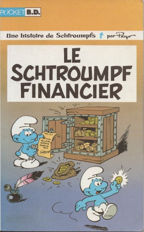 Couverture de l'album Les Schtroumpfs Tome 16 Le Schtroumpf financier