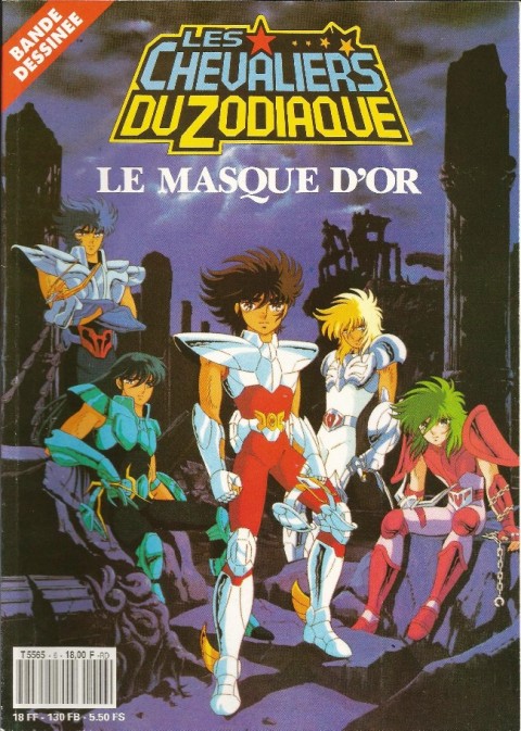 Couverture de l'album Les Chevaliers du zodiaque Tome 6 Le Masque d'or