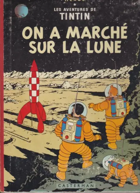 Couverture de l'album Tintin Tome 17 On a marché sur la Lune