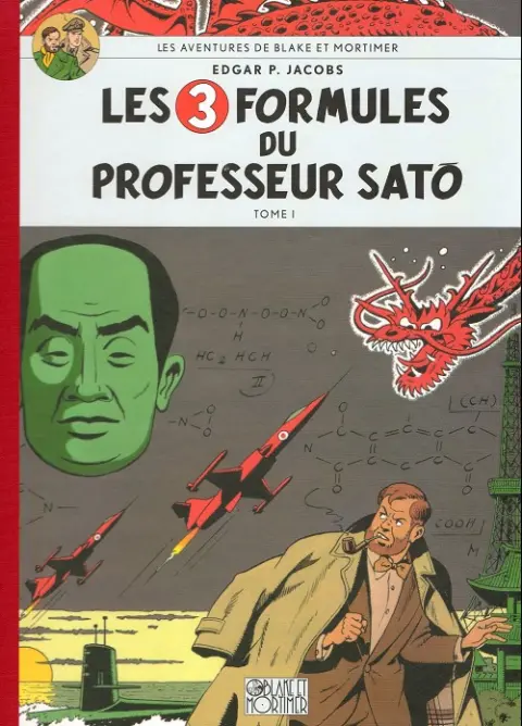 Couverture de l'album Blake et Mortimer Tome 11 Les 3 formules du professeur Sato - Tome I