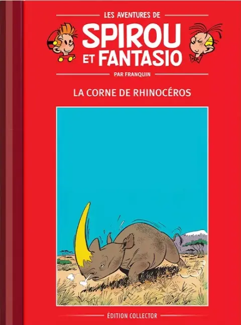 Couverture de l'album Spirou et Fantasio Édition collector Tome 6 La corne de rhinocéros