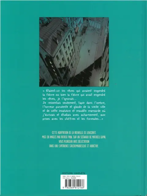 Verso de l'album Les Rêves dans la maison de la sorcière