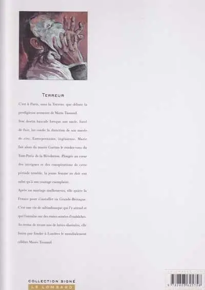 Verso de l'album Terreur