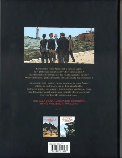 Verso de l'album Arsène Lupin - Les origines Tome 3 Il faut mourir !