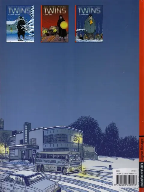 Verso de l'album Twins Tome 3 Broken Twins